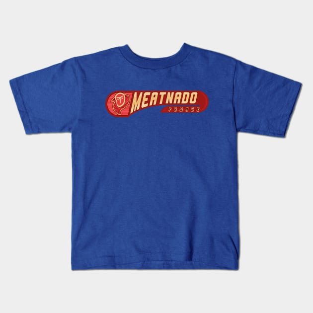 Meatnado Pawnee Kids T-Shirt by DCLawrenceUK